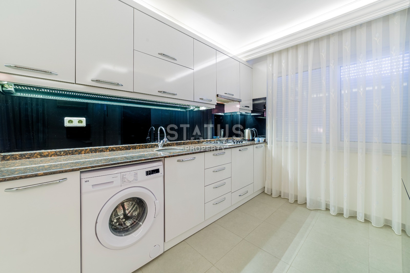 Светлые, уютные апартаменты 2+1, в районе Джикдилли, 95 кв.м. фото 3