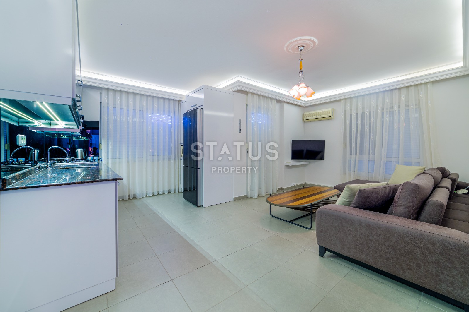 Светлые, уютные апартаменты 2+1, в районе Джикдилли, 95 кв.м. фото 11