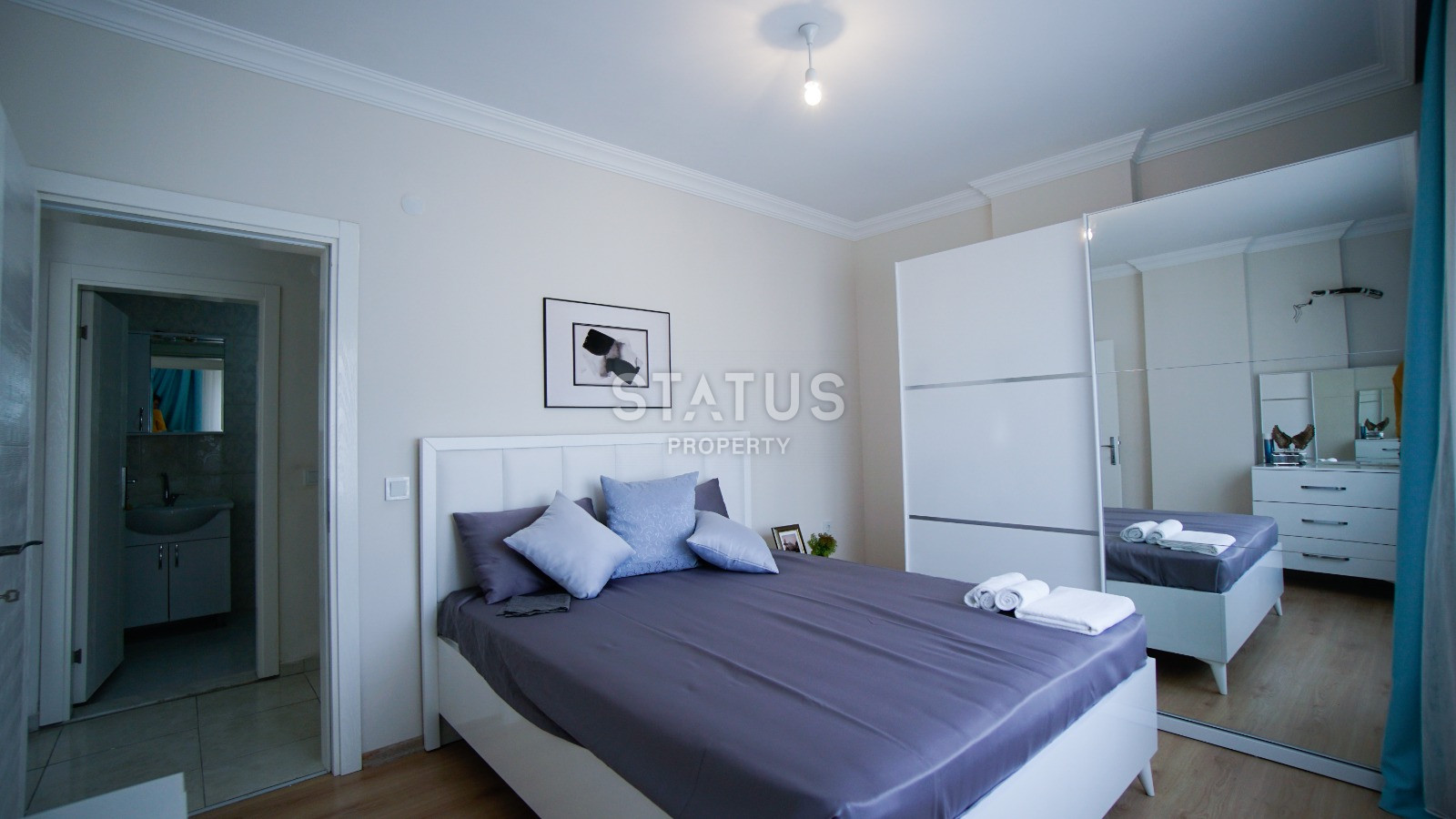 Меблированная квартира 1+1 в Авсалларе, 65 кв.м. фото 2