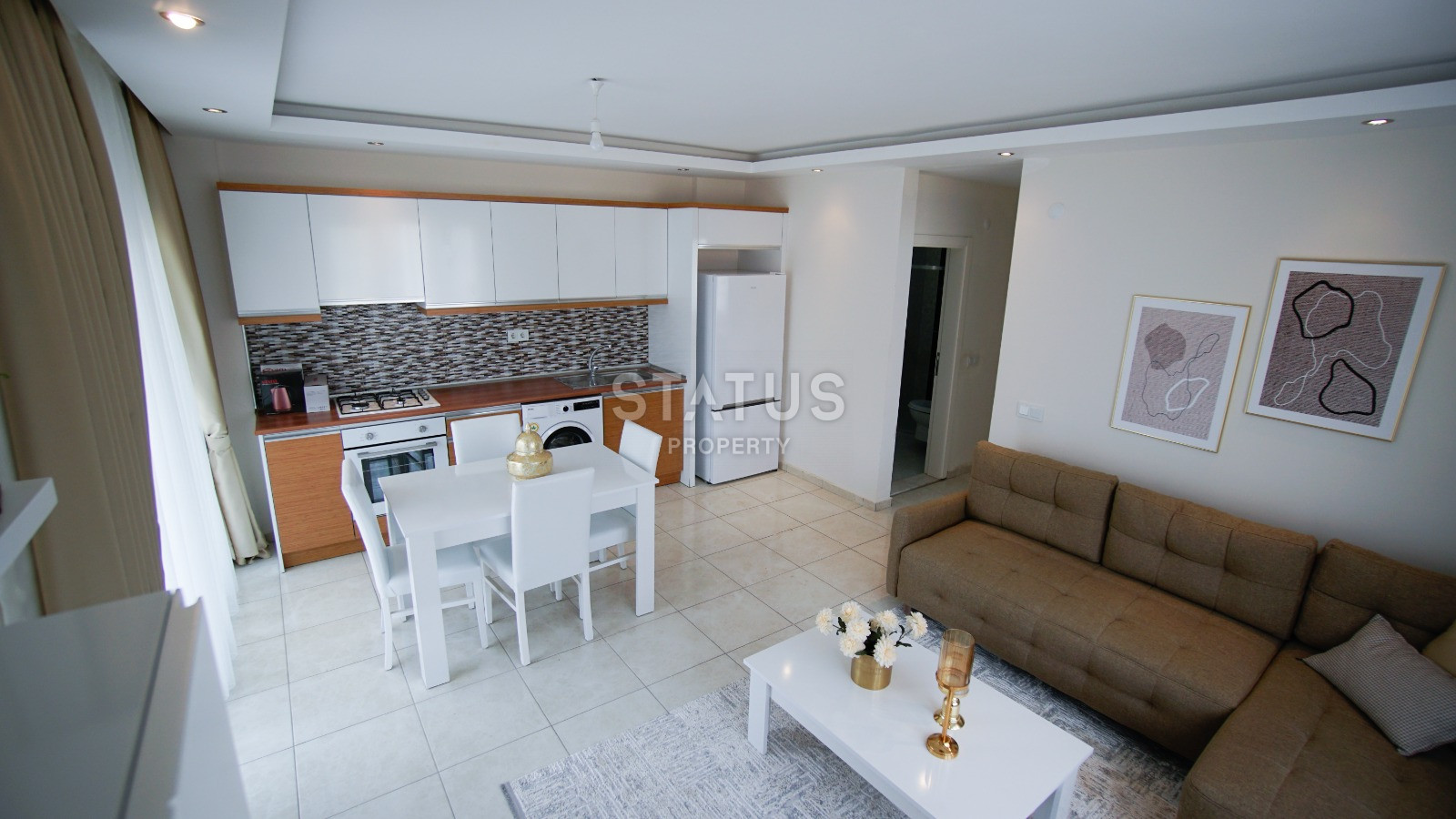 Меблированная квартира 1+1 в Авсалларе, 65 кв.м. фото 9