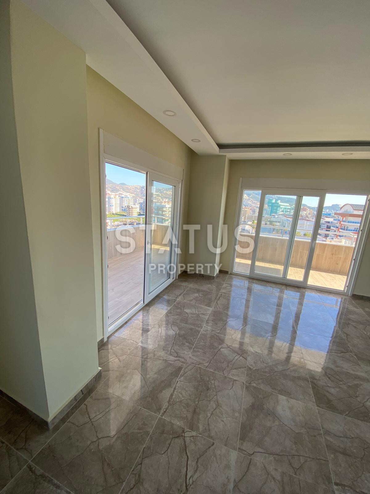 Панорамный дуплекс 2+1 с видом на море, горы и Наулу в районе Махмутлар, 145 кв.м. фото 13