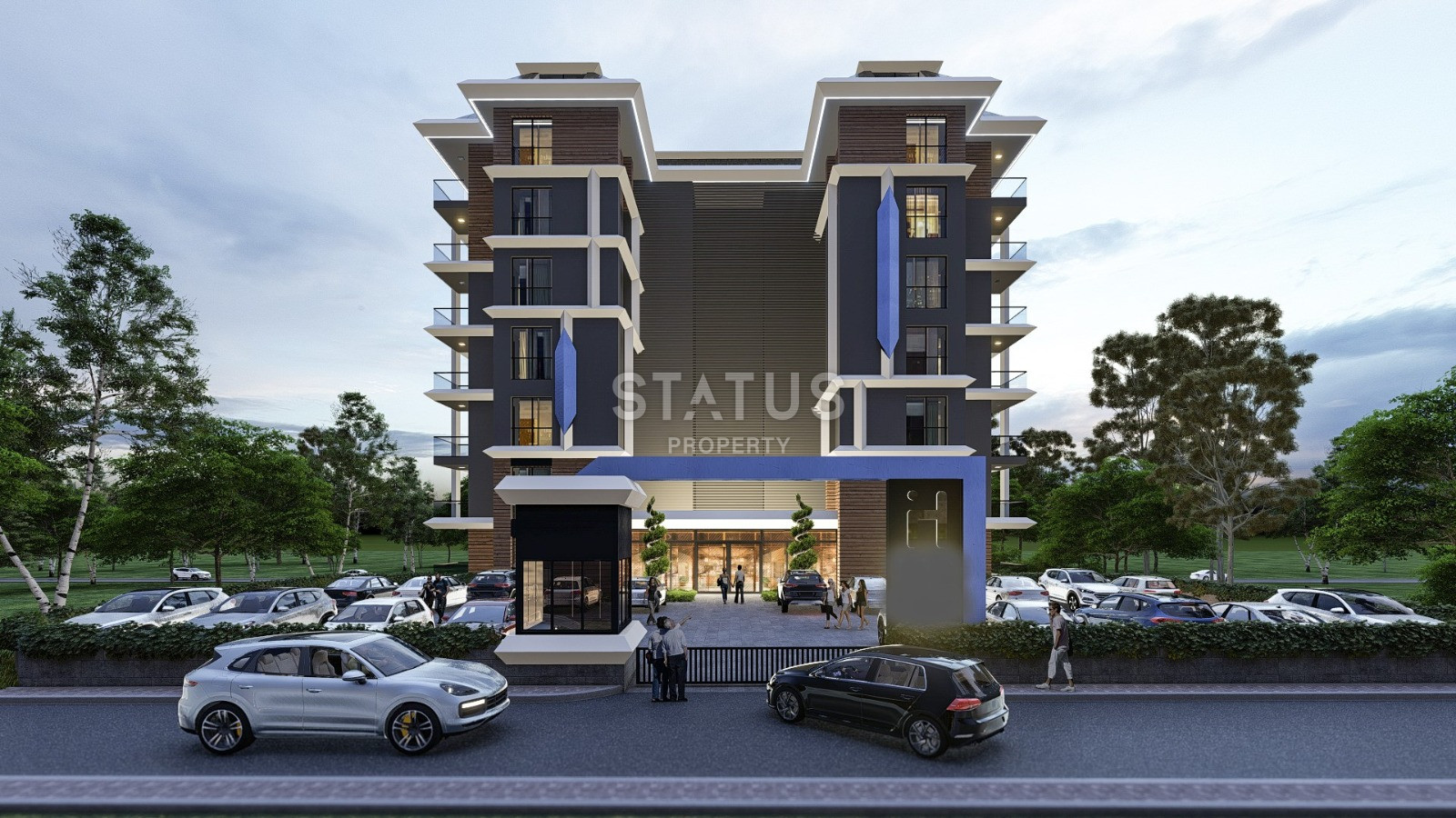 Проект на стадии котлована, в районе Авсаллар, 1+1, дуплексы 2+1, от 45,5 до 92,5 кв.м. фото 3