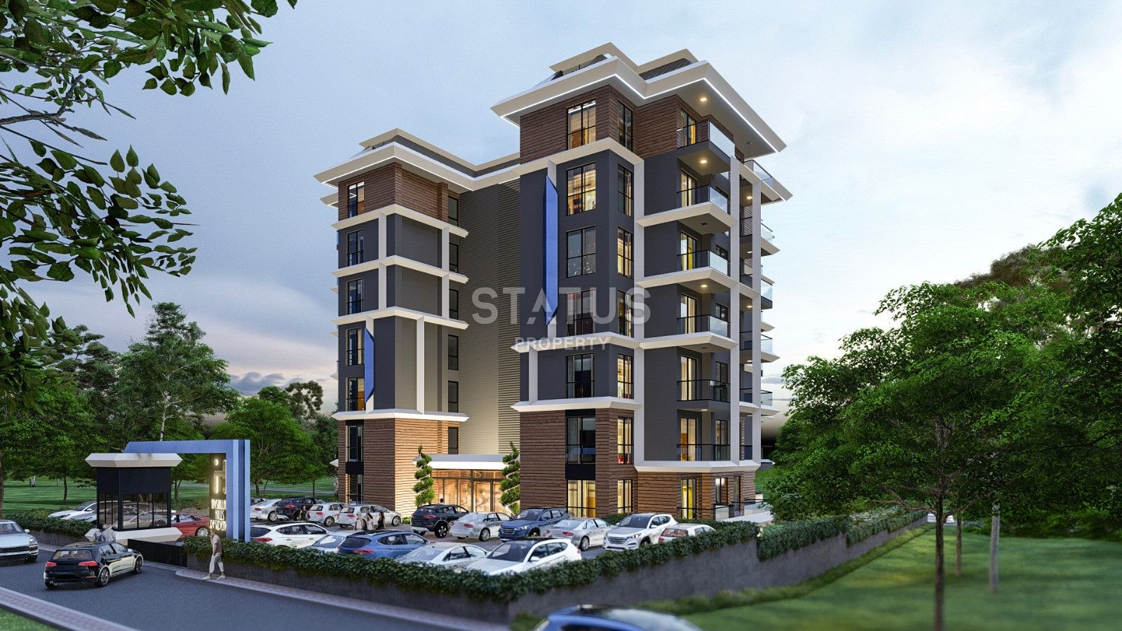 Проект на стадии котлована, в районе Авсаллар, 1+1, дуплексы 2+1, от 45,5 до 92,5 кв.м. фото 5