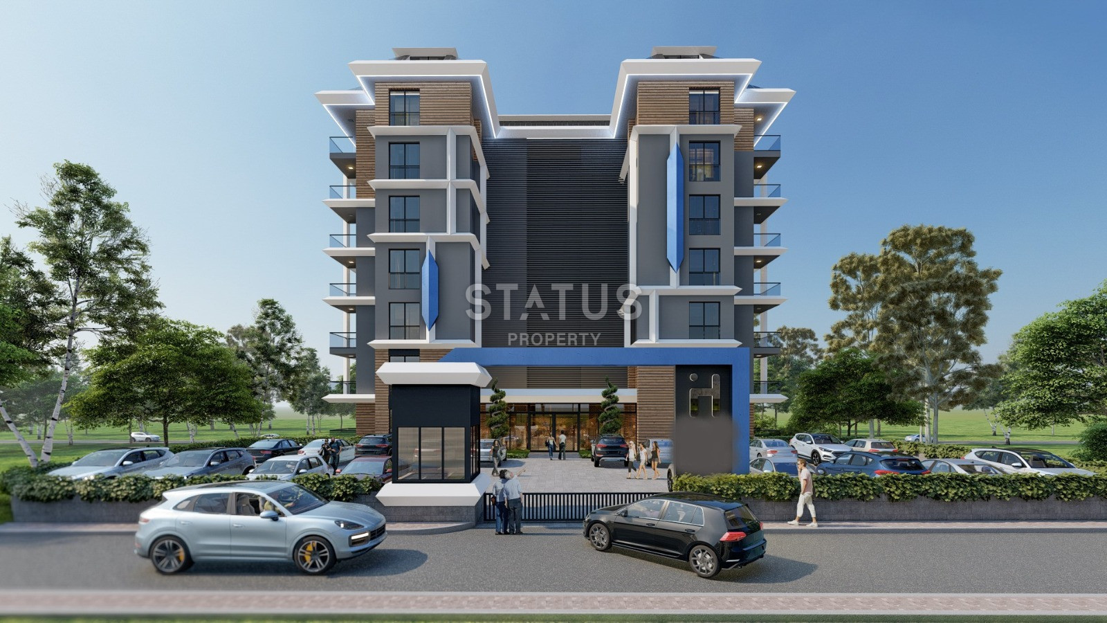 Проект на стадии котлована, в районе Авсаллар, 1+1, дуплексы 2+1, от 45,5 до 92,5 кв.м. фото 6