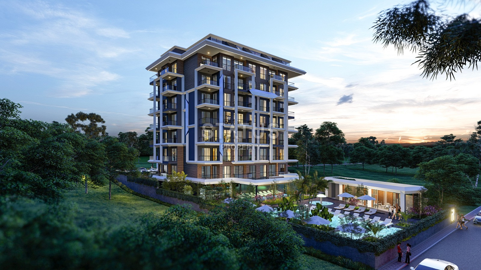 Проект на стадии котлована, в районе Авсаллар, 1+1, дуплексы 2+1, от 45,5 до 92,5 кв.м. фото 8