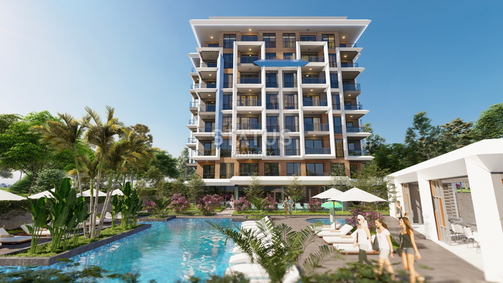 Проект на стадии котлована, в районе Авсаллар, 1+1, дуплексы 2+1, от 45,5 до 92,5 кв.м. фото 9