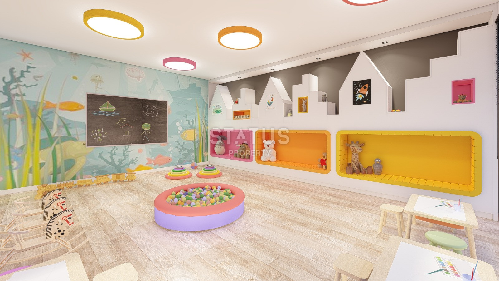 Проект на стадии котлована, в районе Авсаллар, 1+1, дуплексы 2+1, от 45,5 до 92,5 кв.м. фото 19