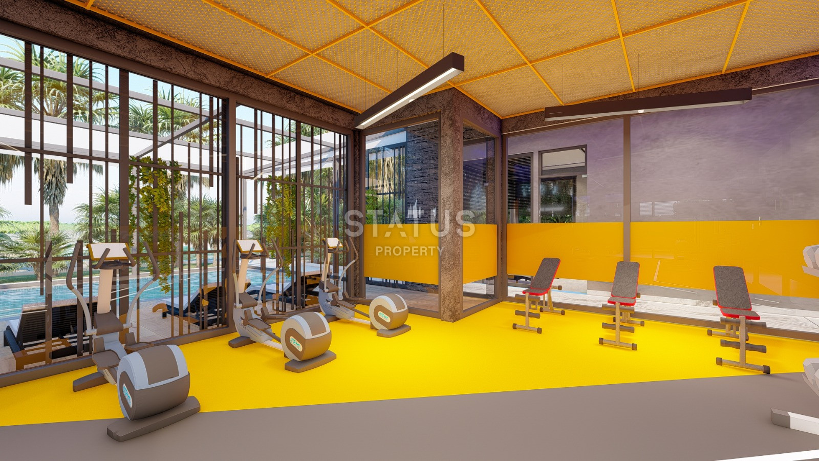 Проект на стадии котлована, в районе Авсаллар, 1+1, дуплексы 2+1, от 45,5 до 92,5 кв.м. фото 25