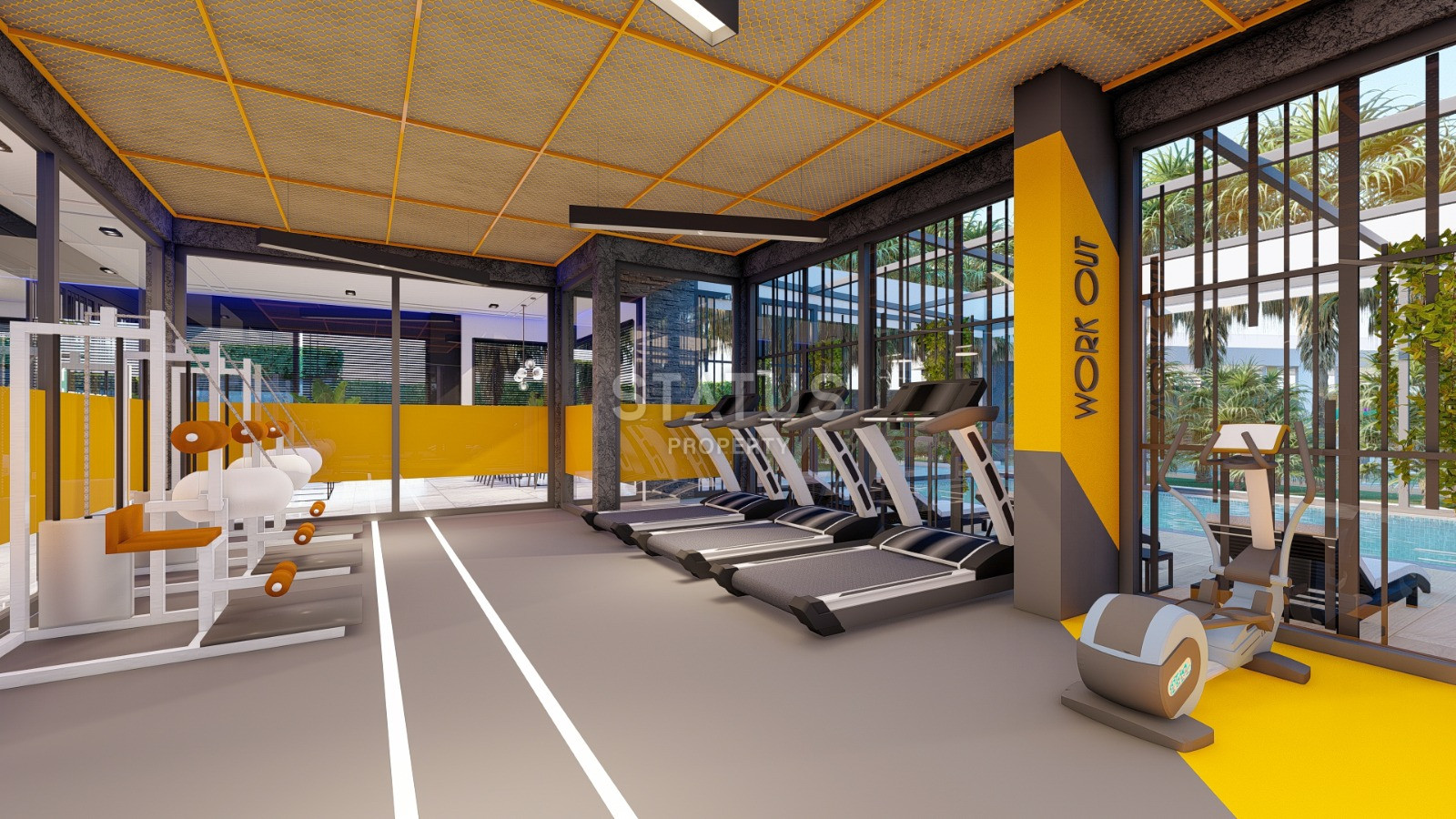 Проект на стадии котлована, в районе Авсаллар, 1+1, дуплексы 2+1, от 45,5 до 92,5 кв.м. фото 27