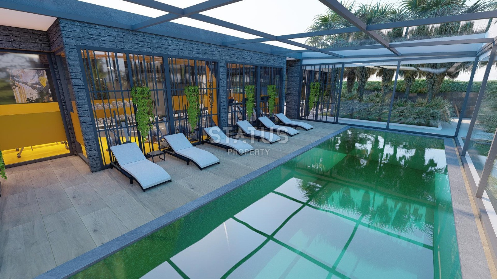 Проект на стадии котлована, в районе Авсаллар, 1+1, дуплексы 2+1, от 45,5 до 92,5 кв.м. фото 29