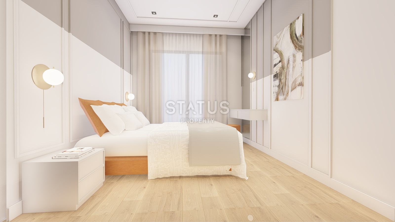 Проект на стадии котлована, в районе Авсаллар, 1+1, дуплексы 2+1, от 45,5 до 92,5 кв.м. фото 39