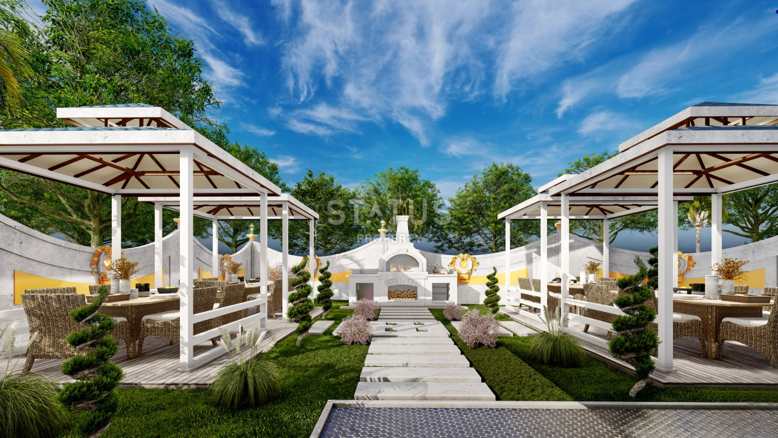 Проект на стадии котлована с видами на море и горы. Квартиры от 50 м2 в Махмутларе. фото 12