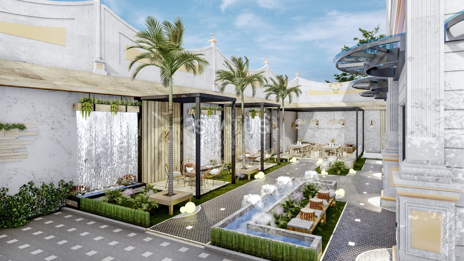 Проект на стадии котлована с видами на море и горы. Квартиры от 50 м2 в Махмутларе. фото 15