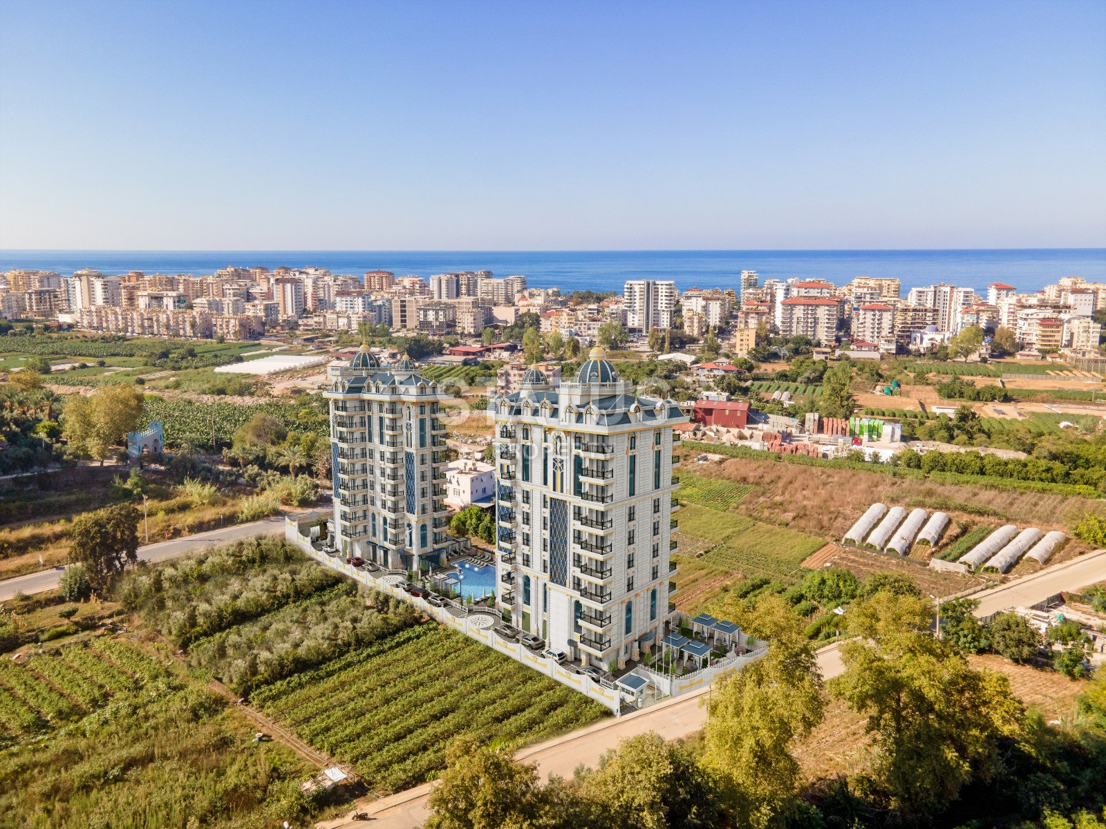 Проект на стадии котлована с видами на море и горы. Квартиры от 50 м2 в Махмутларе. фото 22