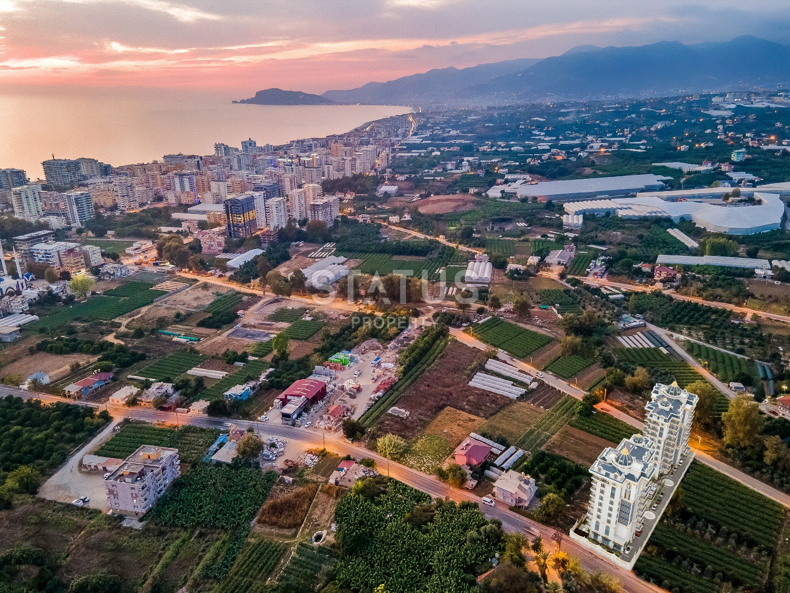 Проект на стадии котлована с видами на море и горы. Квартиры от 50 м2 в Махмутларе. фото 30