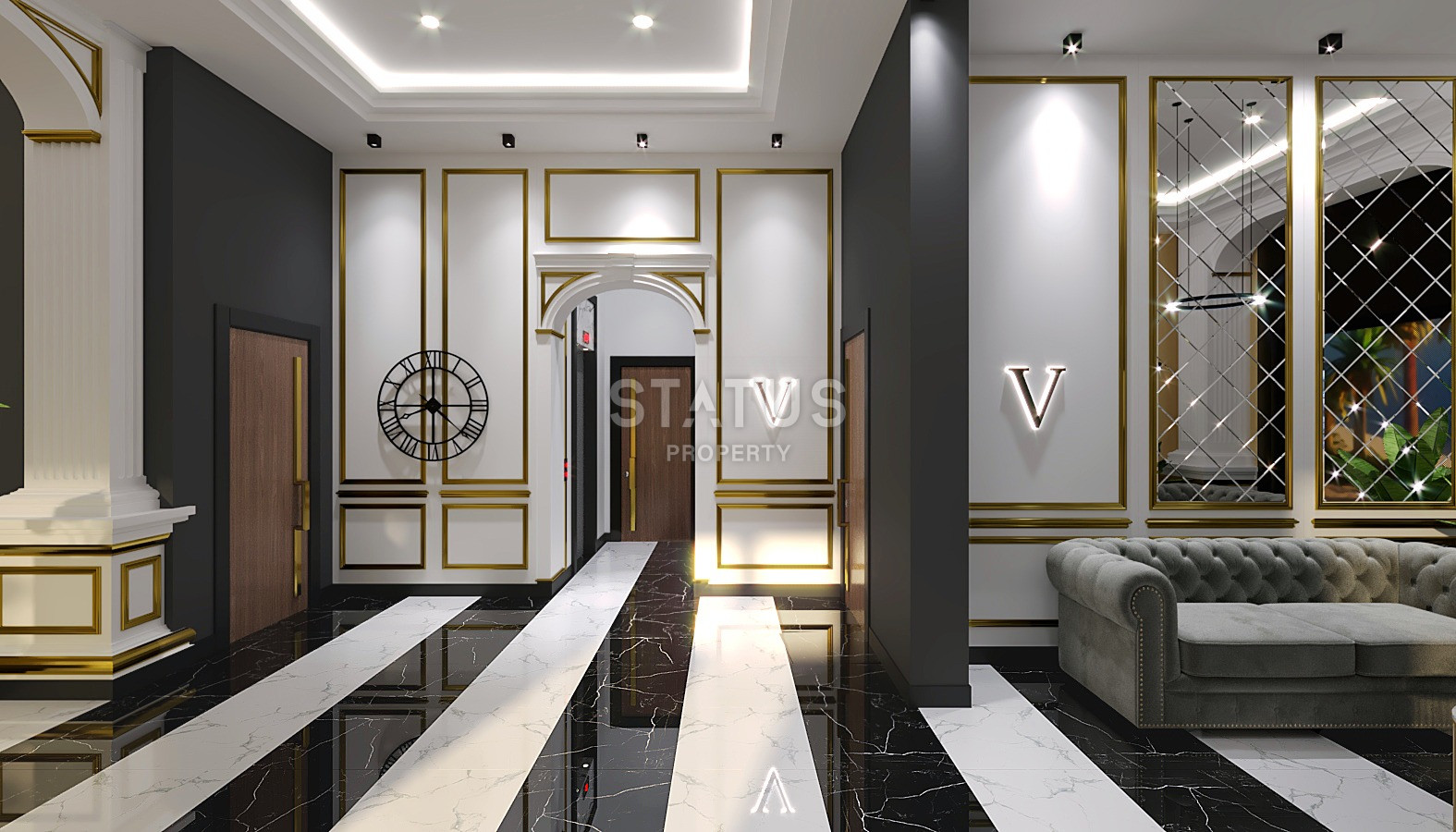 Проект на стадии котлована с видами на море и горы. Квартиры от 50 м2 в Махмутларе. фото 36