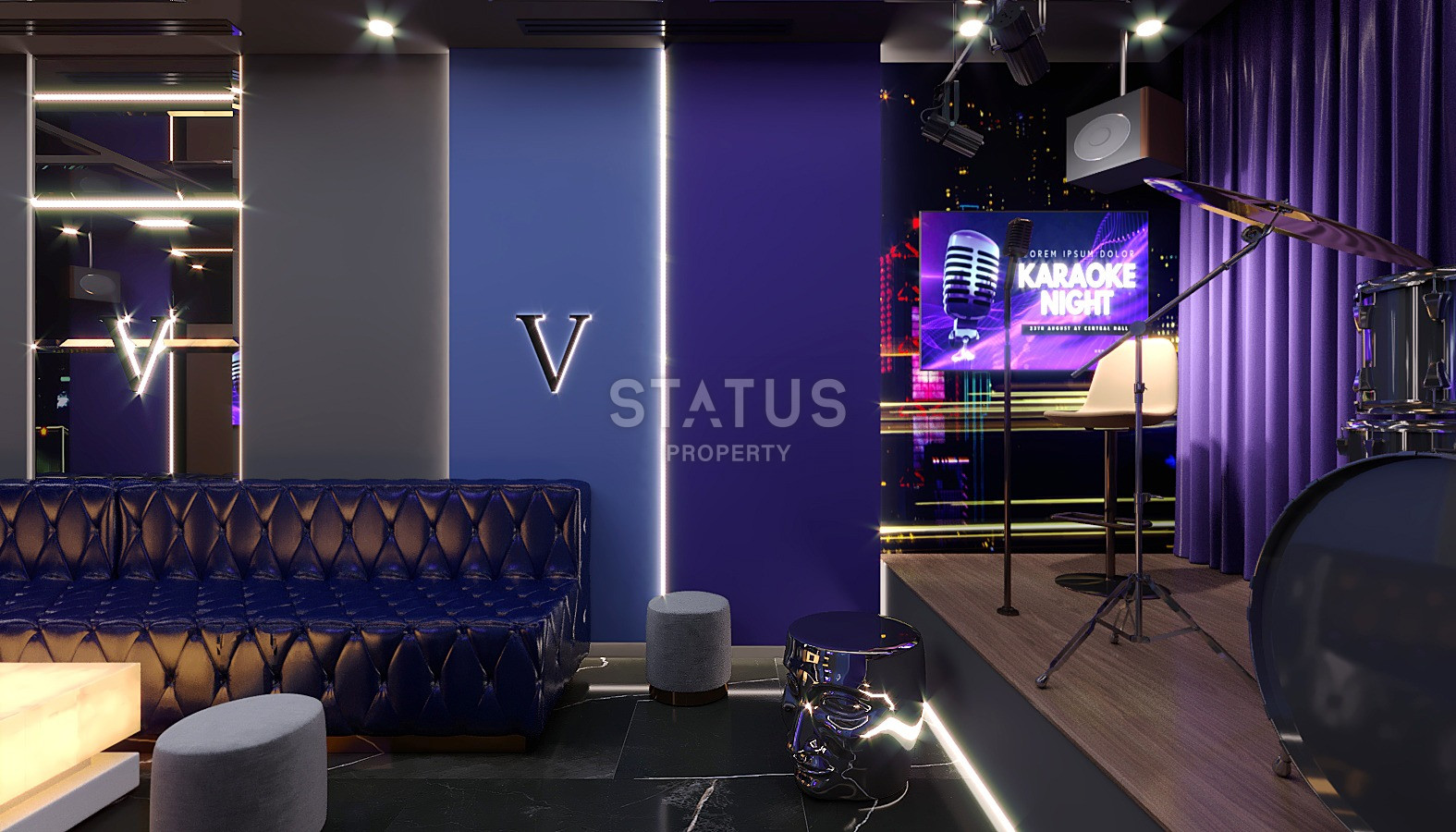 Проект на стадии котлована с видами на море и горы. Квартиры от 50 м2 в Махмутларе. фото 44