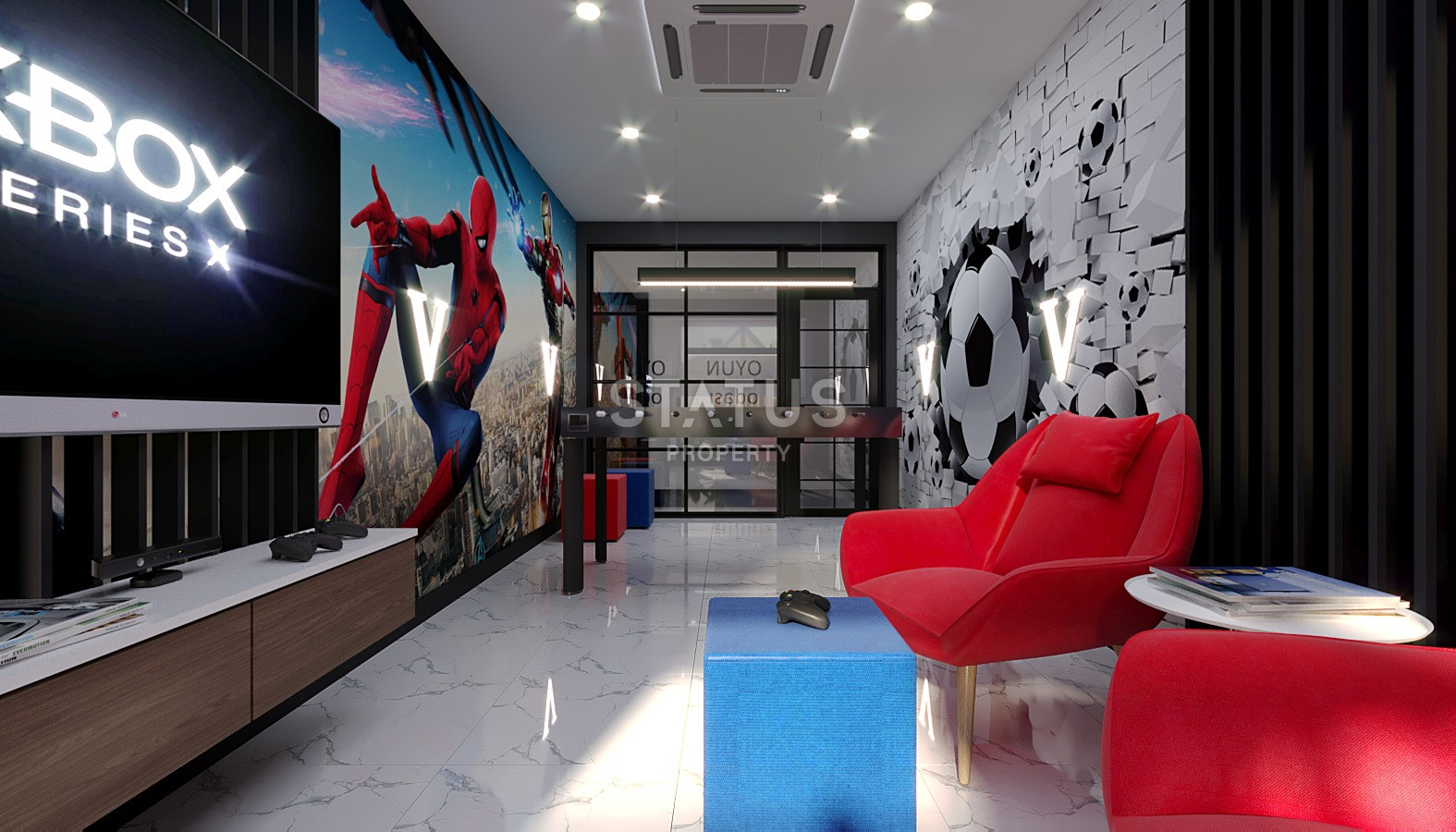 Проект на стадии котлована с видами на море и горы. Квартиры от 50 м2 в Махмутларе. фото 47