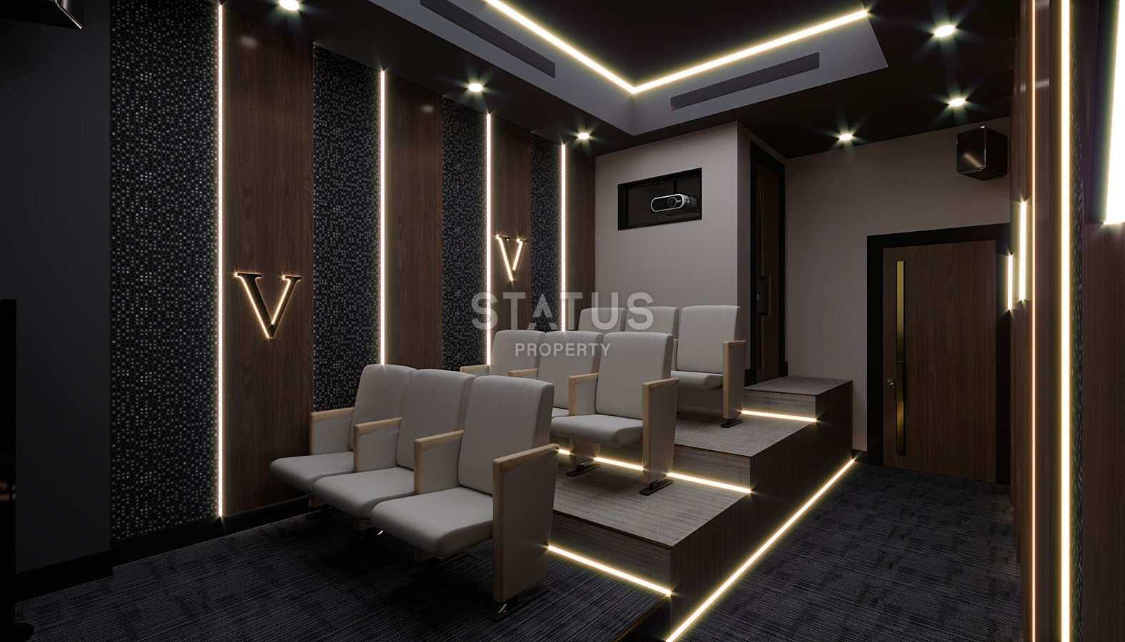 Проект на стадии котлована с видами на море и горы. Квартиры от 50 м2 в Махмутларе. фото 51