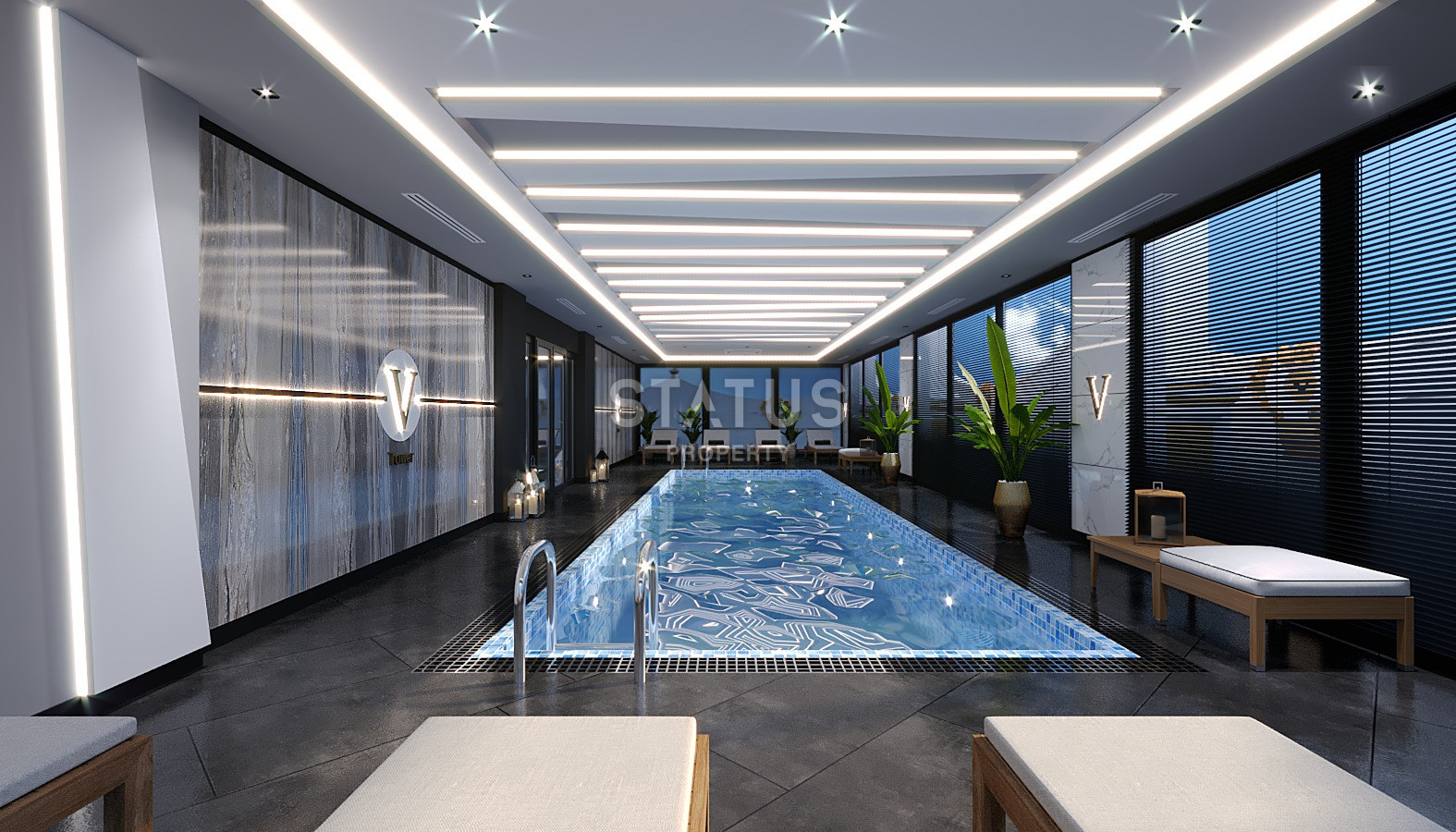 Проект на стадии котлована с видами на море и горы. Квартиры от 50 м2 в Махмутларе. фото 60