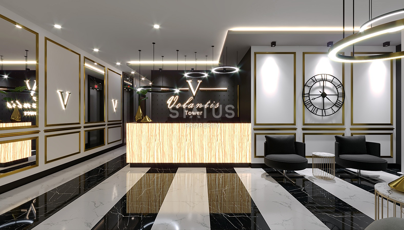 Проект на стадии котлована с видами на море и горы. Квартиры от 50 м2 в Махмутларе. фото 61