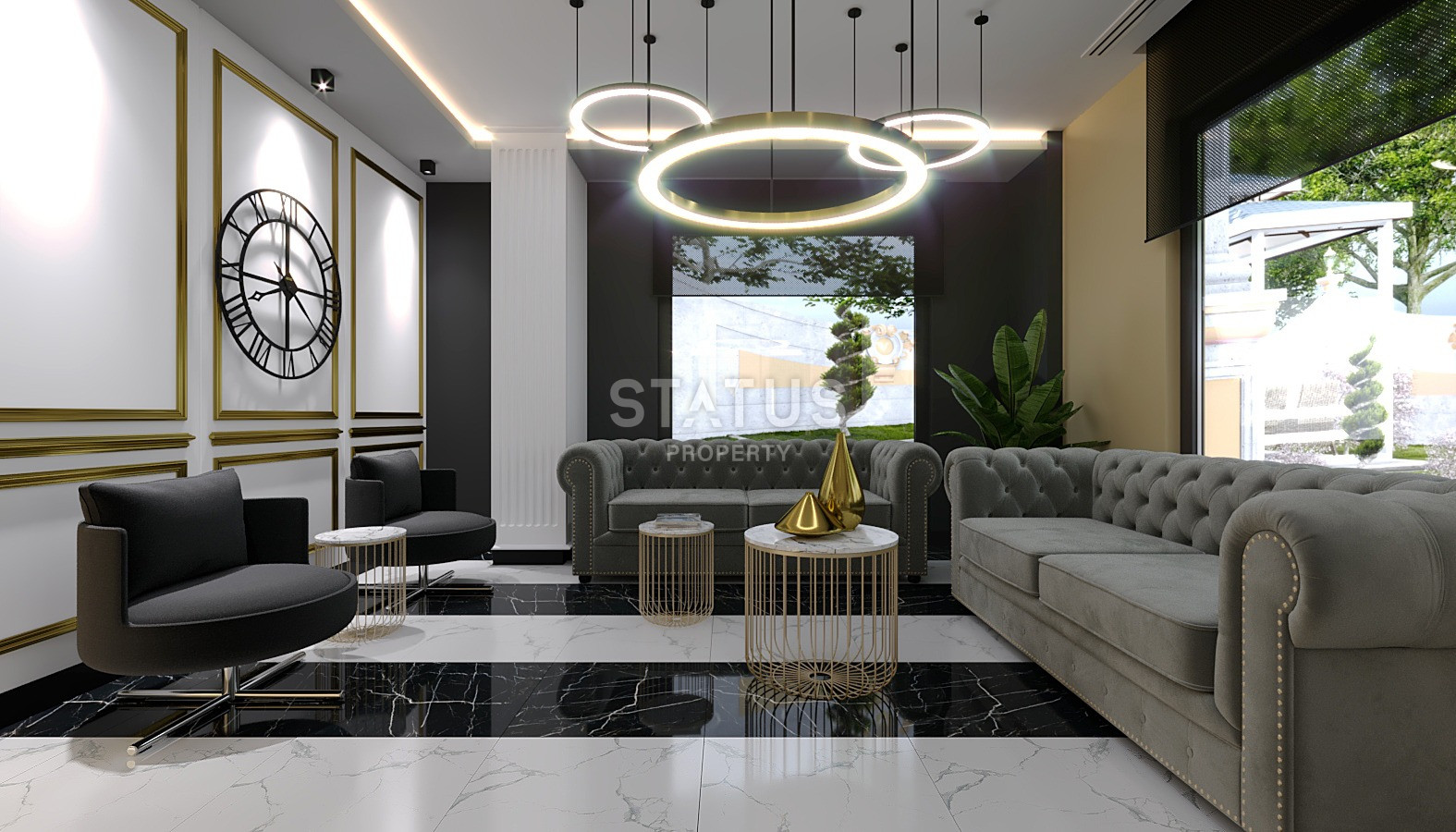 Проект на стадии котлована с видами на море и горы. Квартиры от 50 м2 в Махмутларе. фото 63