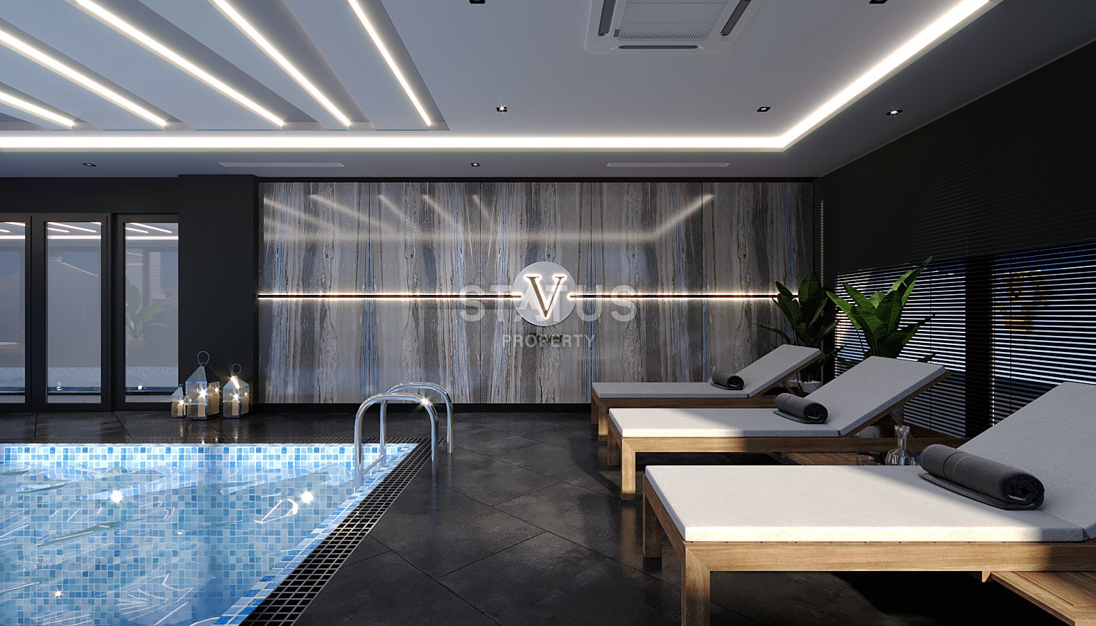 Проект на стадии котлована с видами на море и горы. Квартиры от 50 м2 в Махмутларе. фото 66