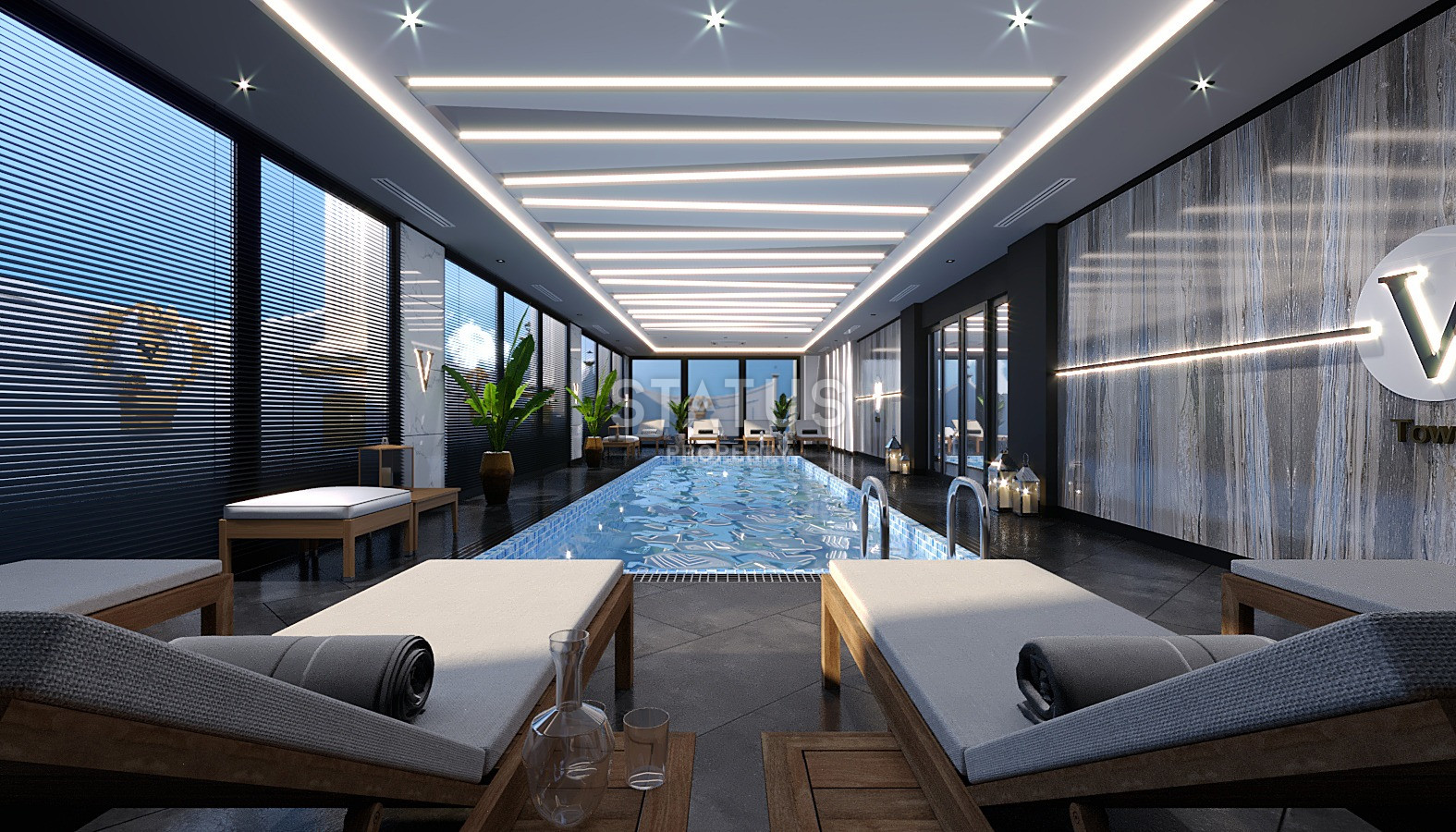 Проект на стадии котлована с видами на море и горы. Квартиры от 50 м2 в Махмутларе. фото 67