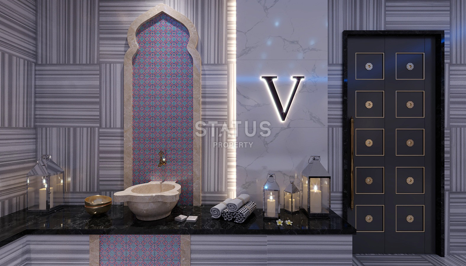 Проект на стадии котлована с видами на море и горы. Квартиры от 50 м2 в Махмутларе. фото 68