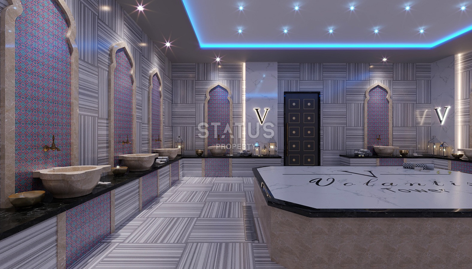 Проект на стадии котлована с видами на море и горы. Квартиры от 50 м2 в Махмутларе. фото 69