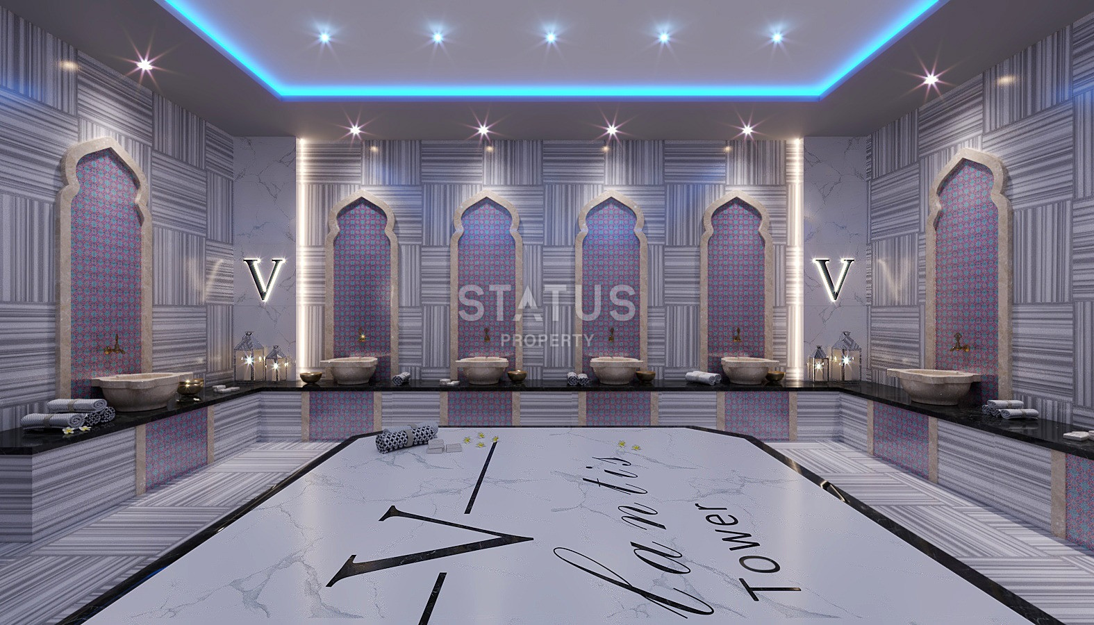 Проект на стадии котлована с видами на море и горы. Квартиры от 50 м2 в Махмутларе. фото 74