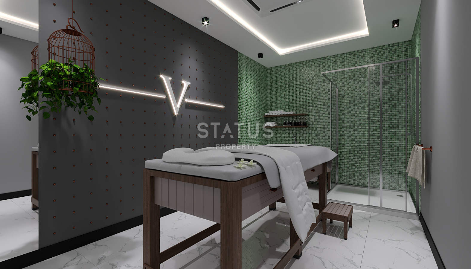 Проект на стадии котлована с видами на море и горы. Квартиры от 50 м2 в Махмутларе. фото 75