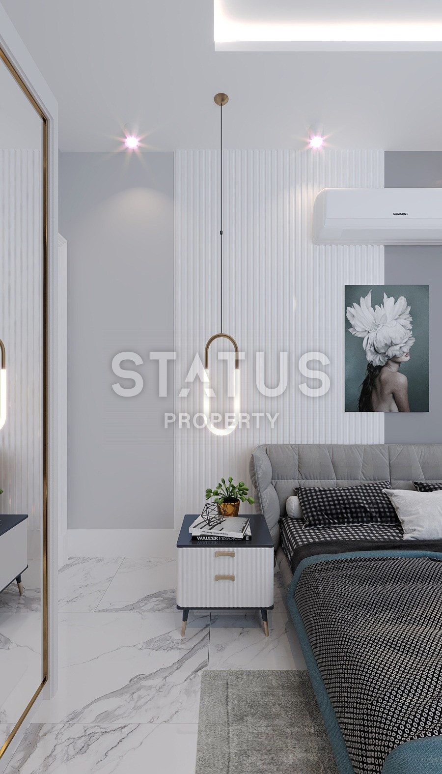 Проект на стадии котлована с видами на море и горы. Квартиры от 50 м2 в Махмутларе. фото 82