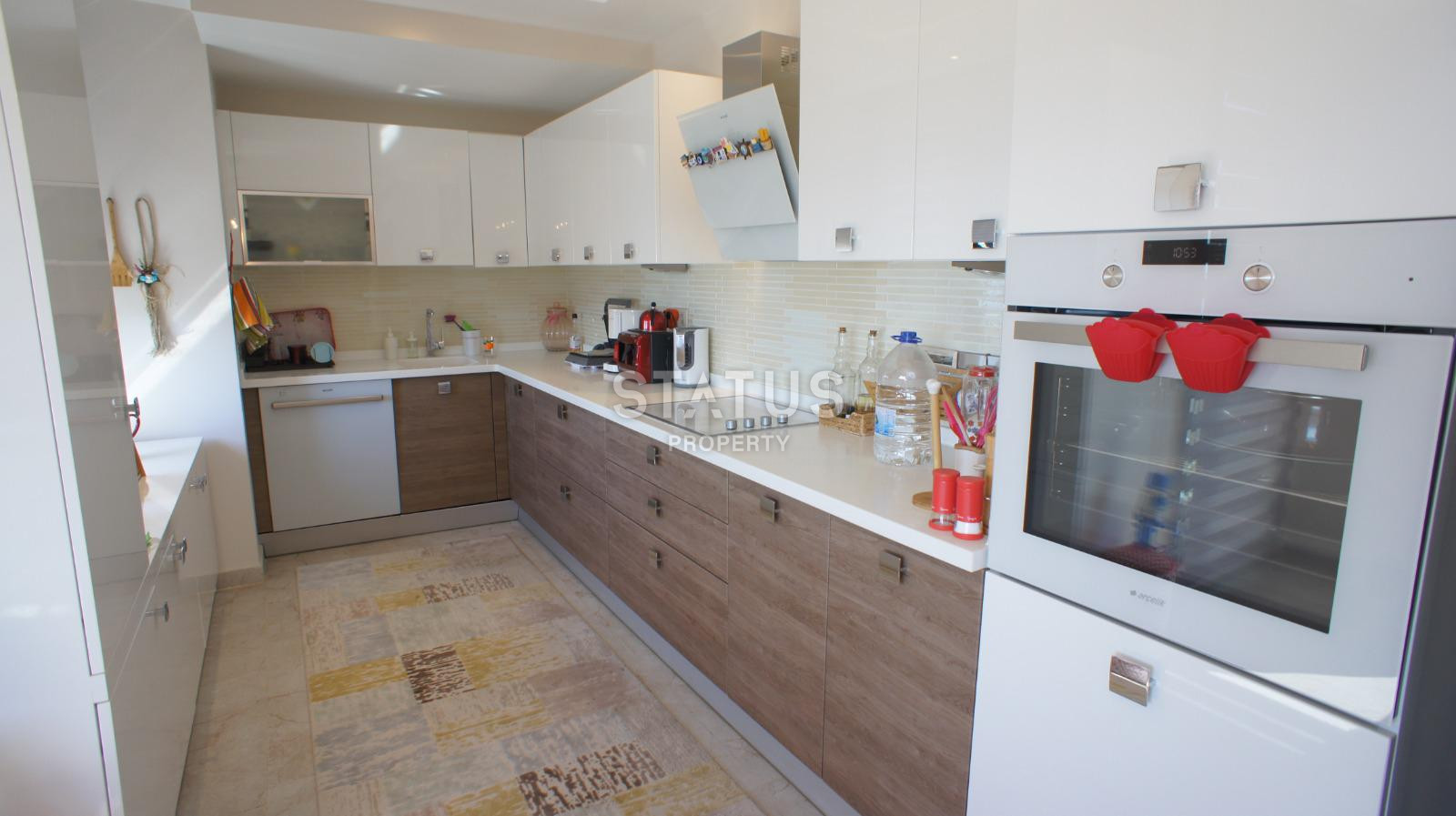 Duplex 3+1 on the first coastline, in the Kestel area, 250 sq.m. фото 11