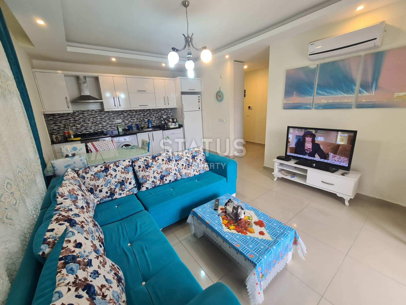 Просторные, меблированные апартаменты 2+1, в 150 метрах от моря, в районе Махмутлар, 100 кв.м. фото 26