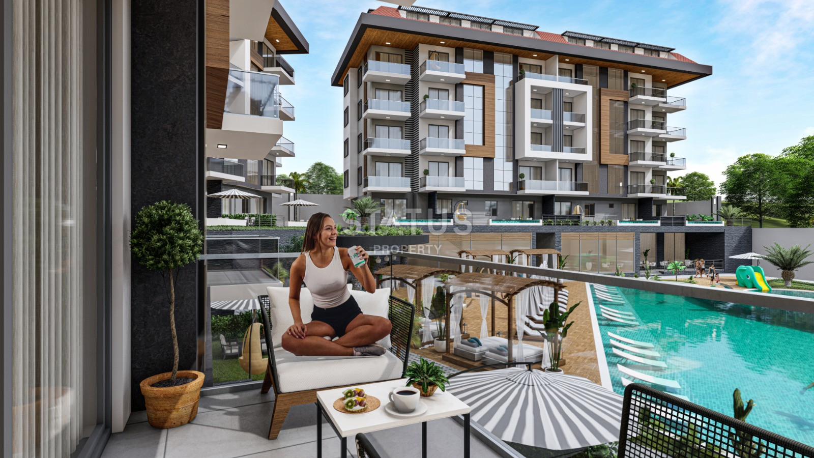 Elite complex in Kestel, apartments of various layouts up to 145 m2. фото 5