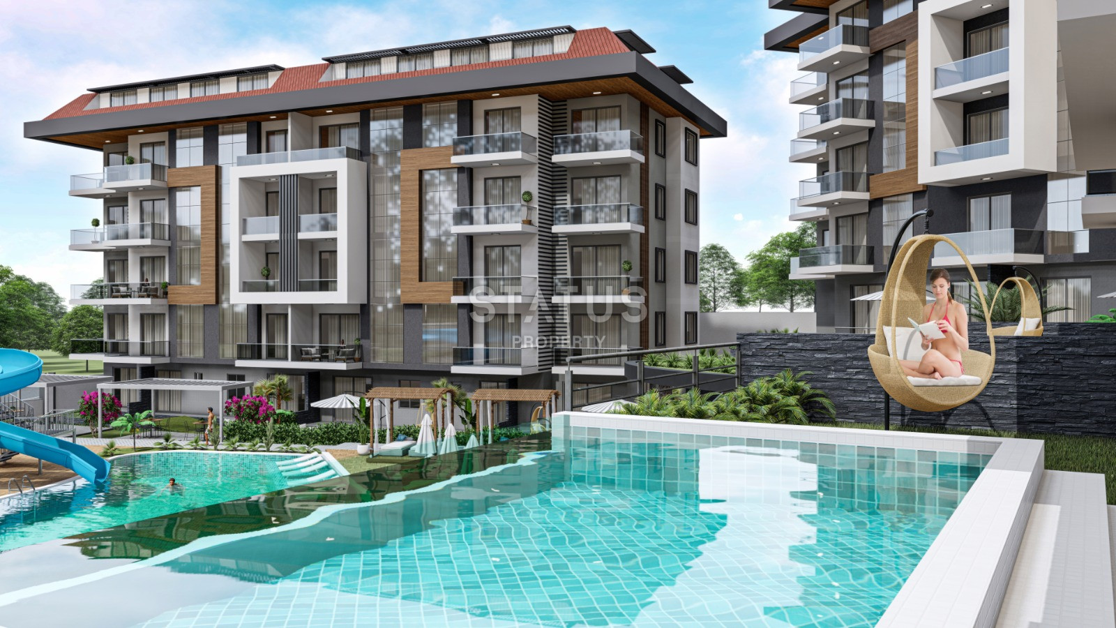 Elite complex in Kestel, apartments of various layouts up to 145 m2. фото 6