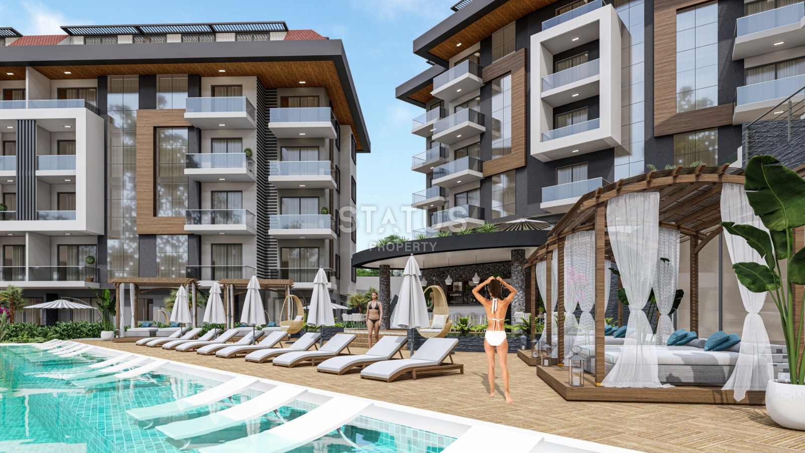 Elite complex in Kestel, apartments of various layouts up to 145 m2. фото 8