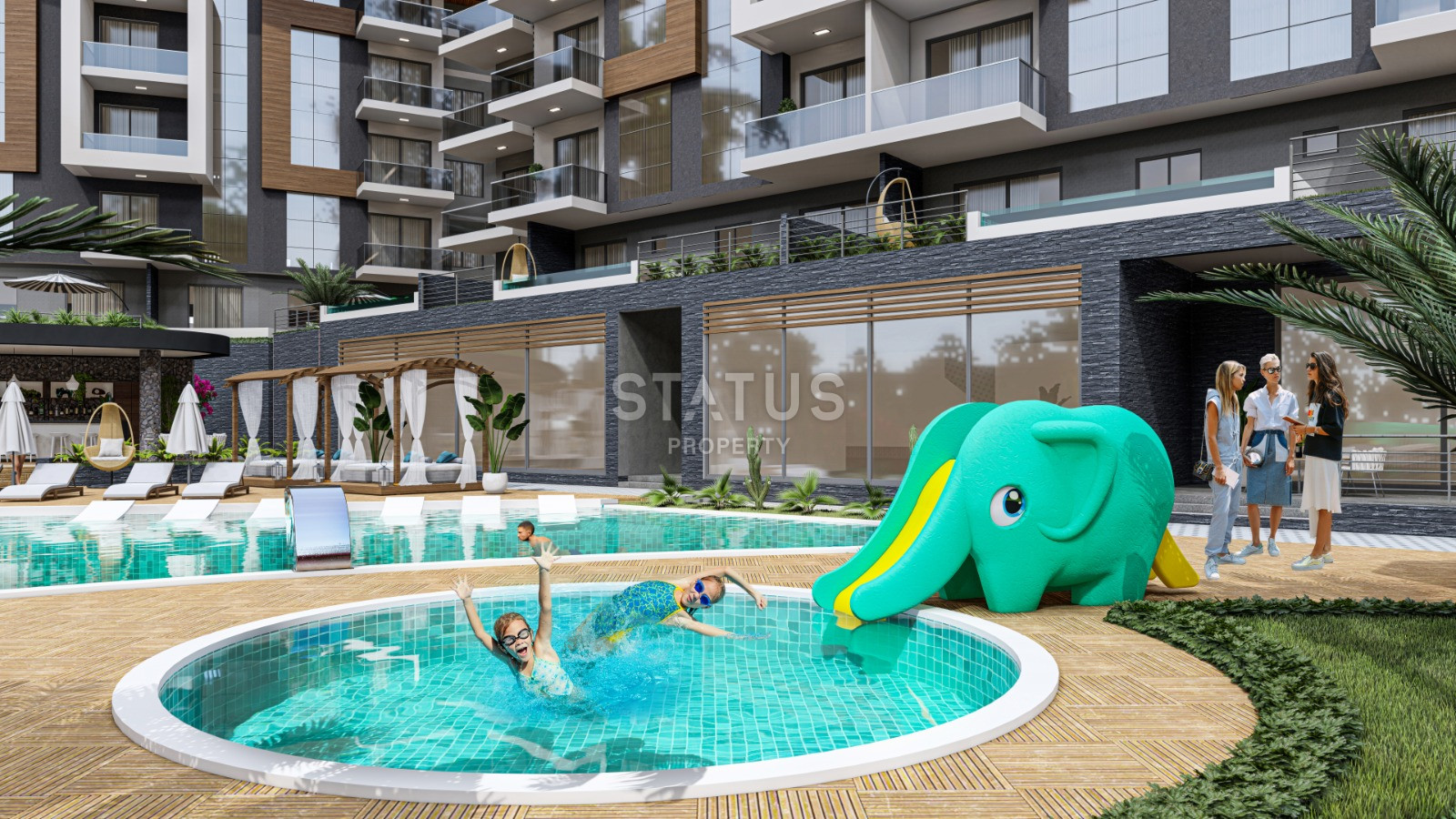 Elite complex in Kestel, apartments of various layouts up to 145 m2. фото 11