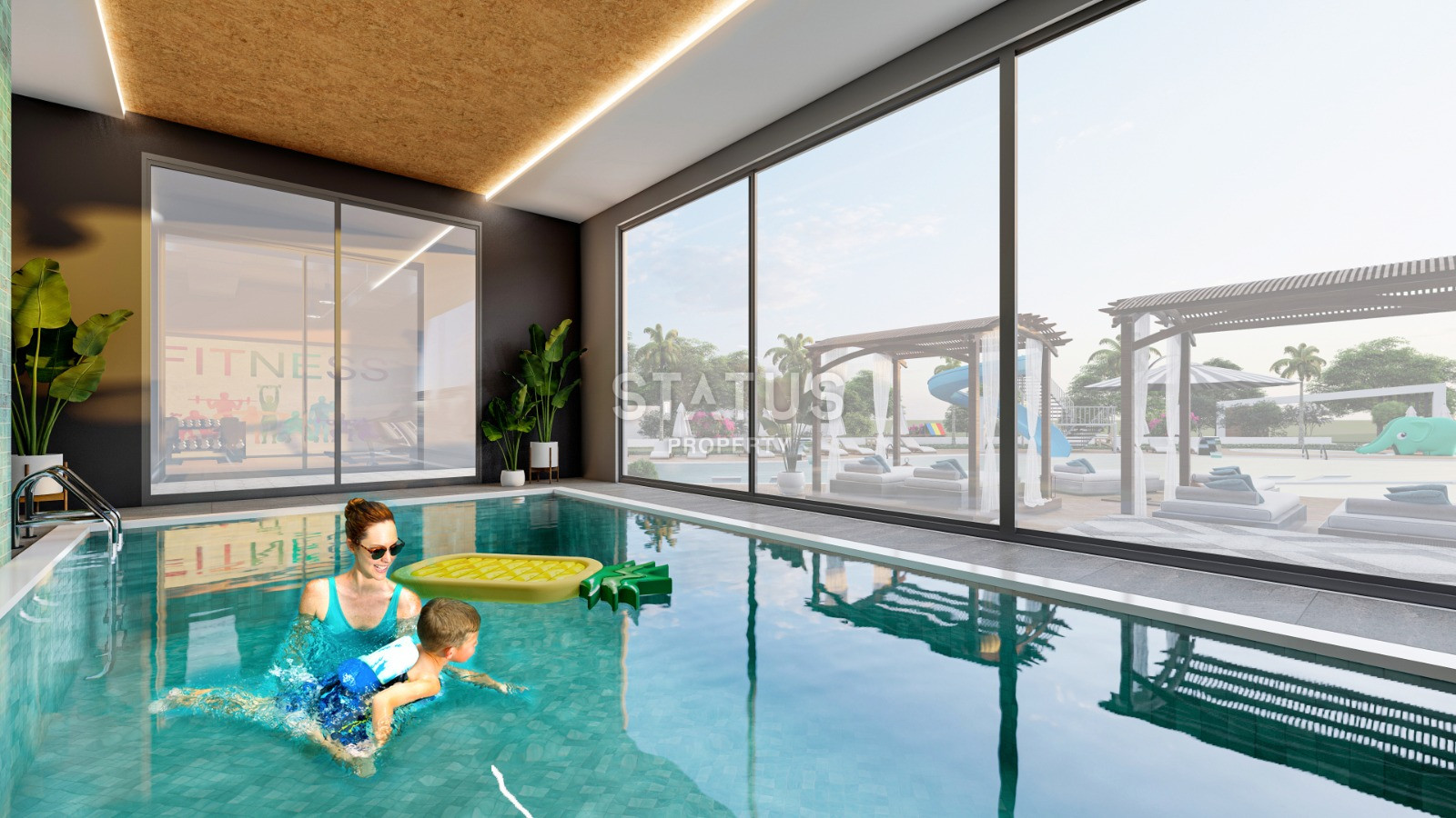 Elite complex in Kestel, apartments of various layouts up to 145 m2. фото 23