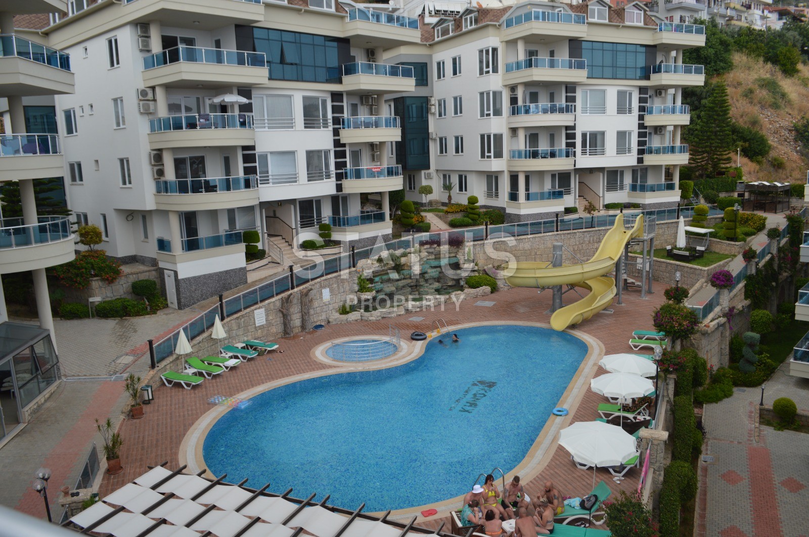 Пентхаус 2+1 с видом на море и горы, в шикарном комплексе в центре города. 130 кв. м фото 3