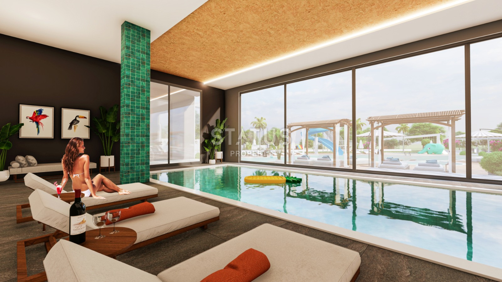 Elite complex in Kestel, apartments of various layouts up to 145 m2. фото 24