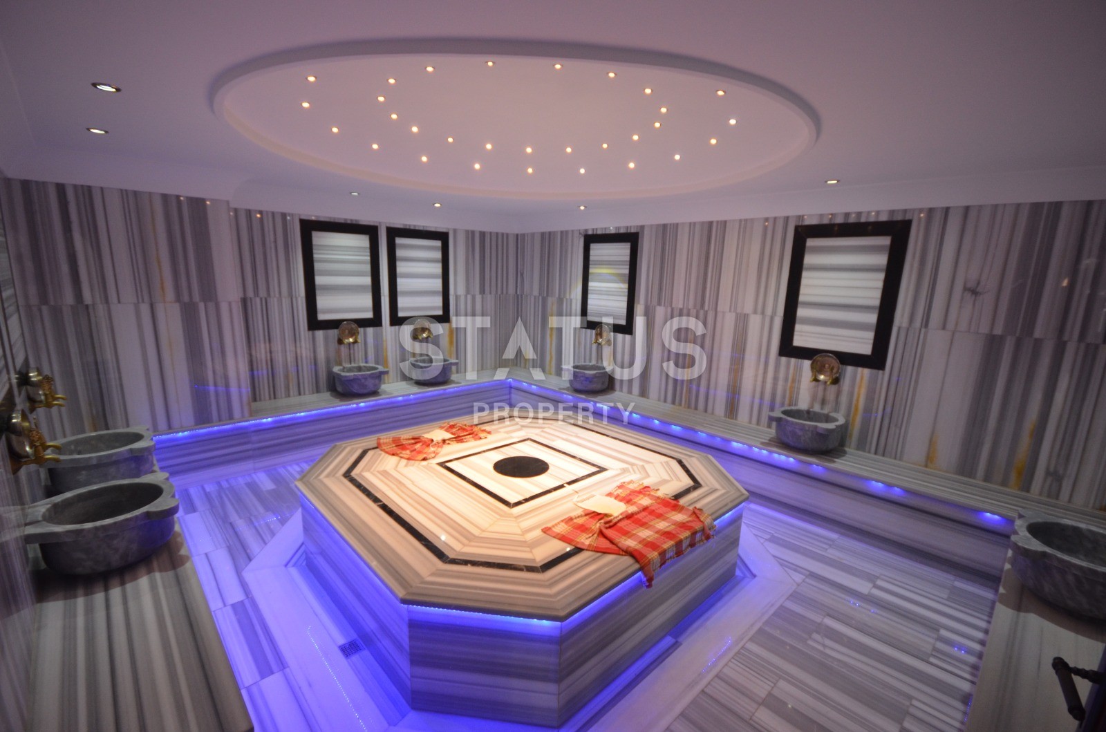 Пентхаус 2+1 с видом на море и горы, в шикарном комплексе в центре города. 130 кв. м фото 4