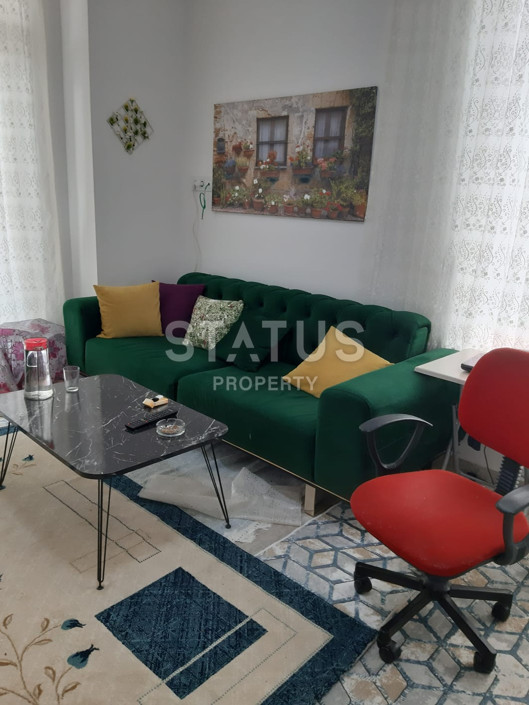 Квартира 1+1 с мебелью и техникой в Махмутларе, 65 кв.м. фото 1