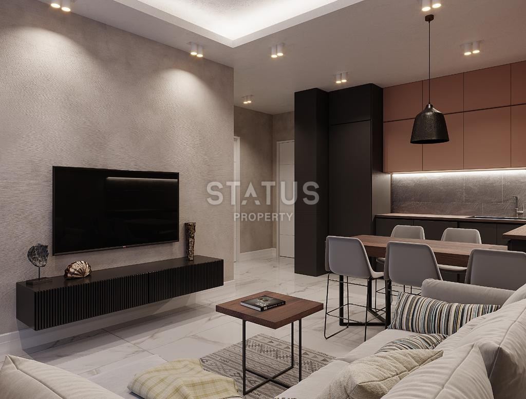 Уютный бутик-комплекс на стадии котлована в районе Авсаллар, апартаменты от 50 до 84 кв.м. фото 9