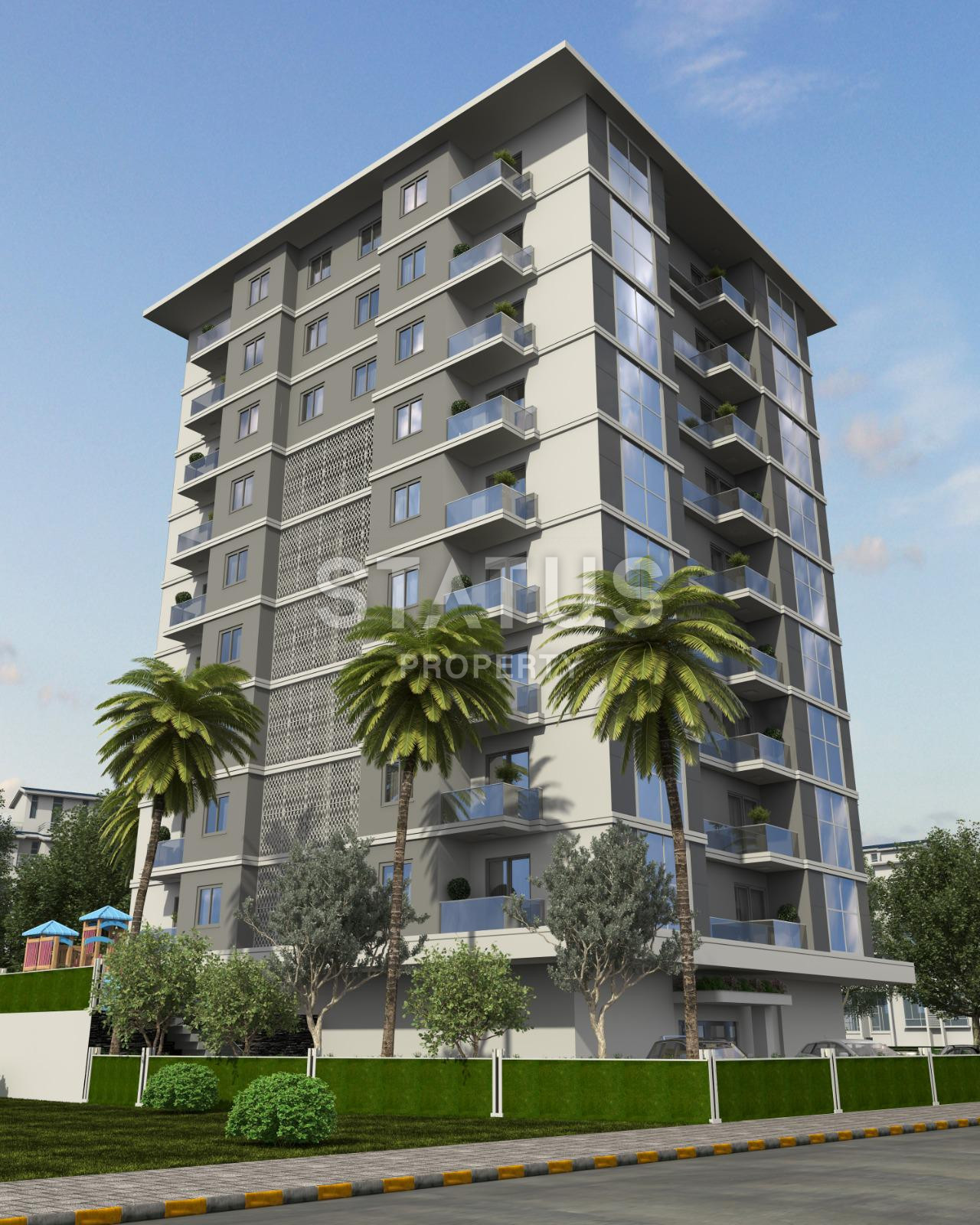 Investment project at the excavation stage in Mahmutlar, apartments from 51.4 to 120 m2. фото 3