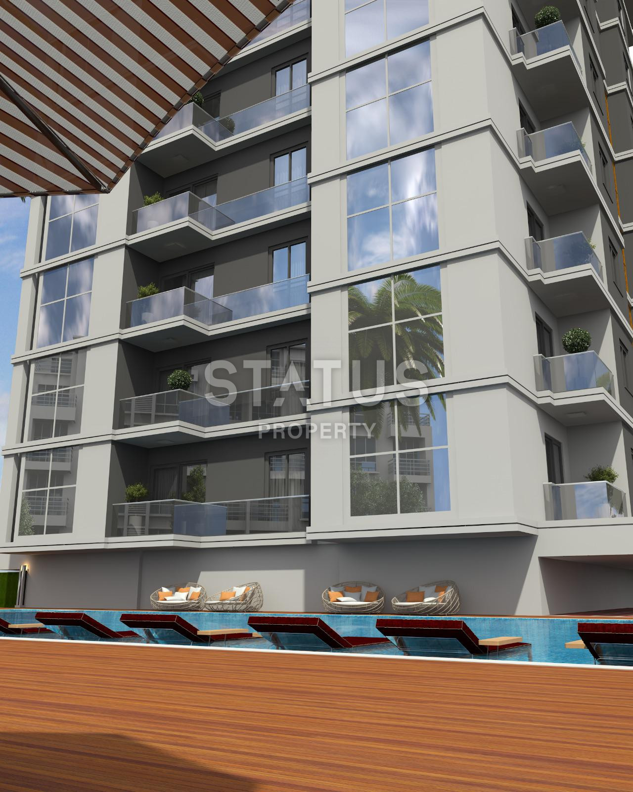 Investment project at the excavation stage in Mahmutlar, apartments from 51.4 to 120 m2. фото 7