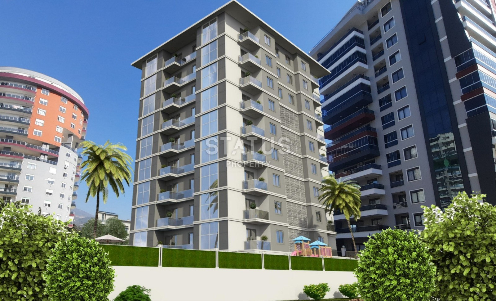 Investment project at the excavation stage in Mahmutlar, apartments from 51.4 to 120 m2. фото 10