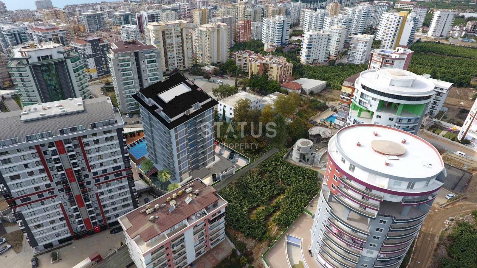 Investment project at the excavation stage in Mahmutlar, apartments from 51.4 to 120 m2. фото 14