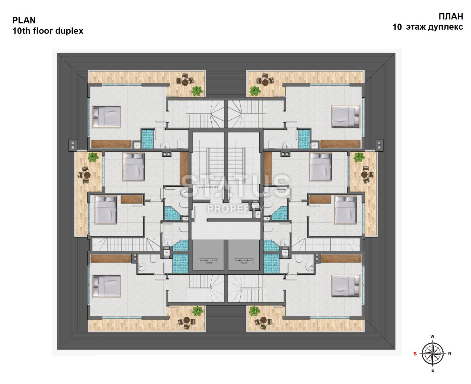 Investment project at the excavation stage in Mahmutlar, apartments from 51.4 to 120 m2. фото 29